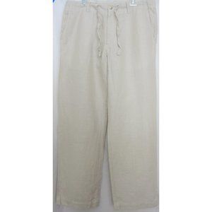 Perry Ellis - Men's Linen Blend Drawstring Pant